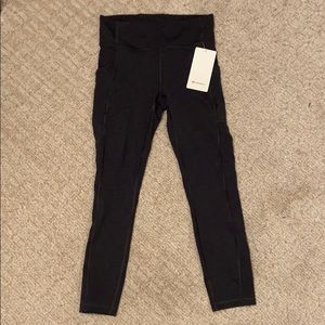 Heathered Grey Lululemon Invigorate Legging Size 8